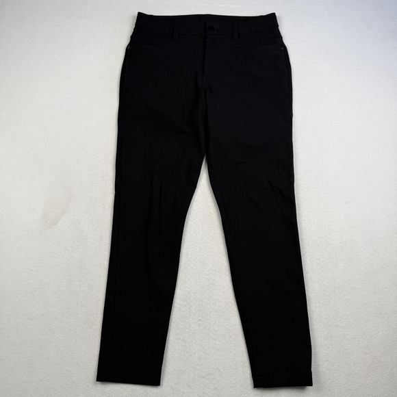 lululemon athletica Other - Lululemon Pants Mens 28x28 Black Tech Chino Slim Tapered Casual Golf Travel
